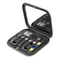 Multifunction Data Cable Digital Storage Box Charging Mirror Hidden Mobile Phone Holder